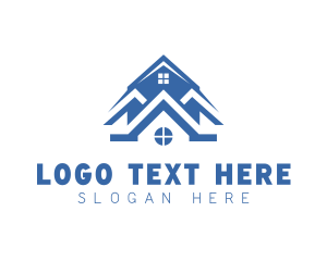 Roofing Home Builder Logo