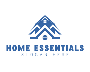 Roofing Home Builder logo design