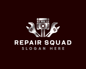 Engine Wrench Repair logo design