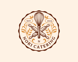 Bake Whisk Bakery logo design