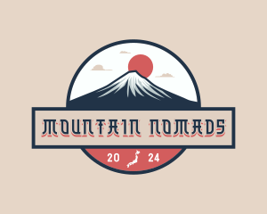 Mount Fuji Japan logo design