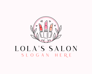 Makeup Lipstick Salon logo design