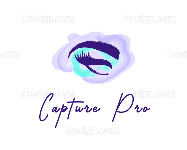 Feminine Eyelashes Cosmetics Logo