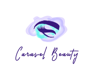 Feminine Eyelashes Cosmetics  logo design