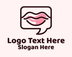 Lipstick Makeup Chat Logo