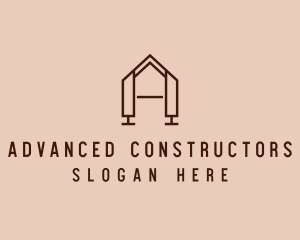 Home Builder Letter A logo design