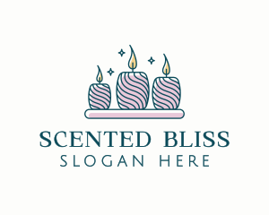 Aromatherapy Scented Candle logo design