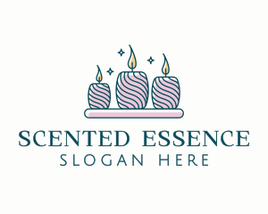 Aromatherapy Scented Candle logo design