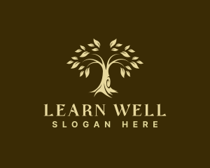 Environment Wellness Tree  logo design