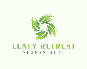 Natural Agriculture Leaf Plant logo design