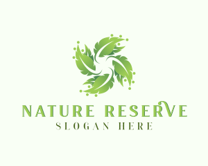 Natural Agriculture Leaf Plant logo design