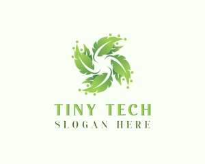 Natural Agriculture Leaf Plant logo design