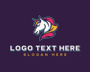 Unicorn Horse Streamer logo