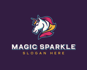 Unicorn Horse Streamer logo