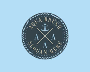 Nautical Anchor Brand logo design