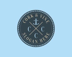 Nautical Anchor Brand logo design