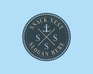 Nautical Anchor Brand logo design