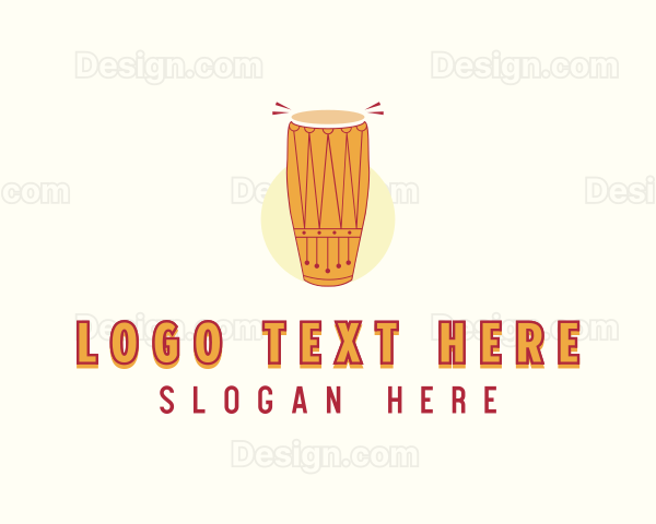 Conga African Drum Logo