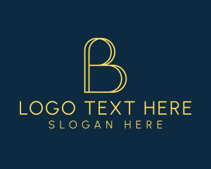 Professional Business Corporate Letter B Logo