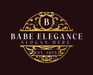 Luxury Elegant Ornamental logo design