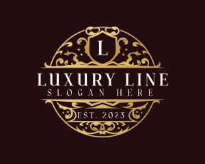 Luxury Elegant Ornamental logo design