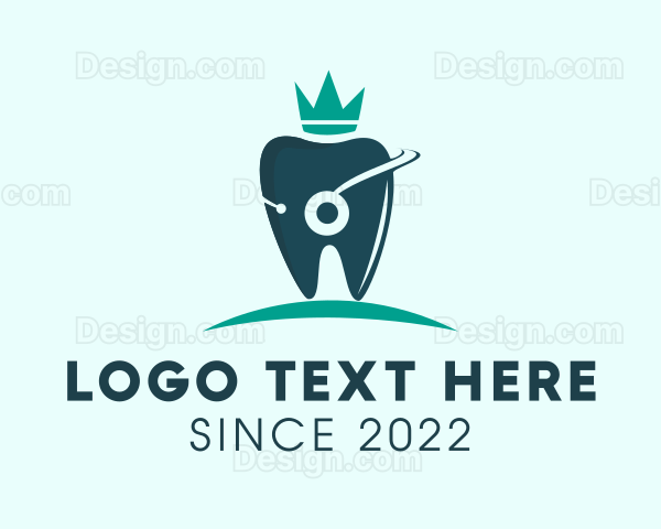 Crown Tooth Dentist Logo