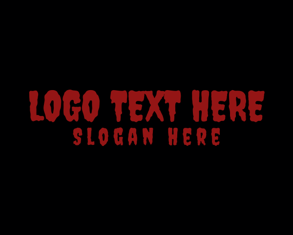 Horror logo example 1