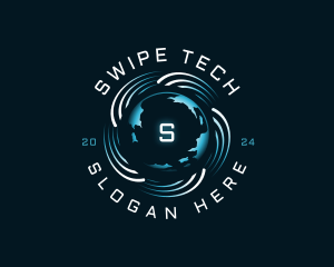 Technology Globe Software logo design