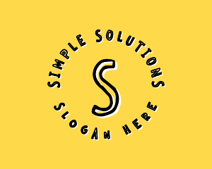 Simple Quirky Company logo design