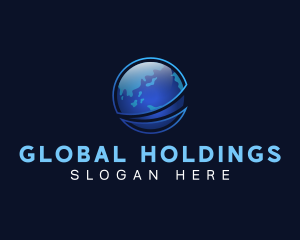 Global World Sphere logo design