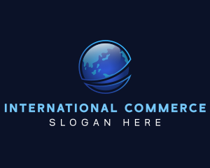 Global World Sphere logo design