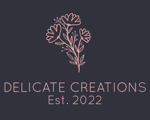 Aesthetic Flower Garden logo design