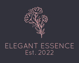 Aesthetic Flower Garden logo design