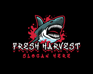 Savage  Shark Gaming  logo design