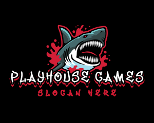 Savage  Shark Gaming  logo design