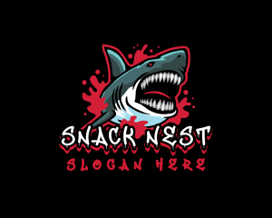 Savage  Shark Gaming  logo design