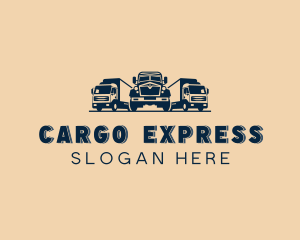 Trucking Delivery Cargo logo design