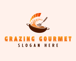 Fried Rice Cuisine logo design