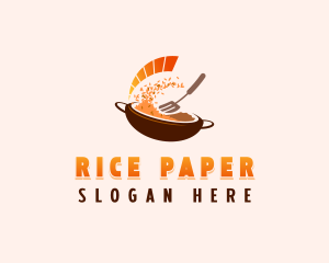 Fried Rice Cuisine logo design