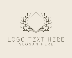 Natural Elegant Letter logo