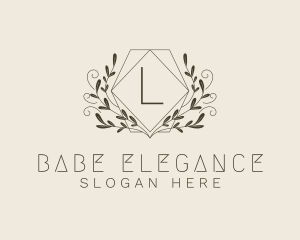 Natural Elegant Letter logo design