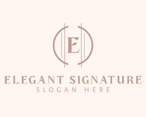 Upscale Boutique Brand logo design