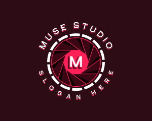 Neon Shutter Studio logo design