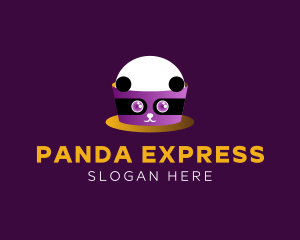 Panda Rice Bowl logo design