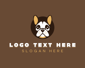 Puppy Dog Bulldog Logo