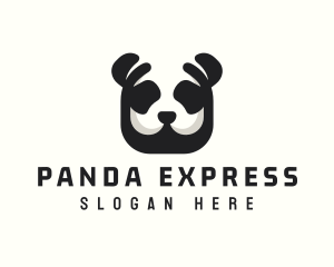 Panda Animal Zoo logo design