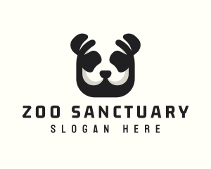 Panda Animal Zoo logo design