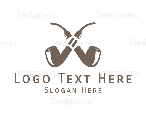 Double Pipe Cigar Logo