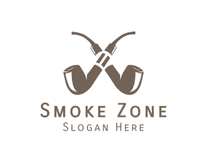 Double Pipe Cigar logo design