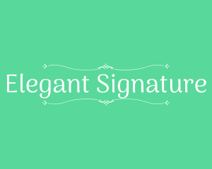 Minimalist  Elegant Ornament logo design